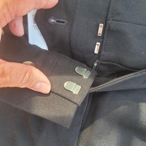 Ann Taylor Tall Belted Paperbag Ankle Pant, NWT, size 8 Tall - Picture 2 of 9